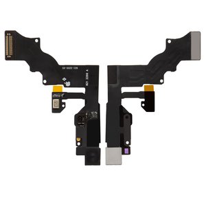 Шлейф для iPhone 6 Plus, з сенсором наближення, з мікрофоном, з камерою