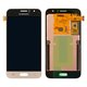 Дисплей для Samsung J120 Galaxy J1 (2016), золотистий, без рамки, Original (PRC), original glass