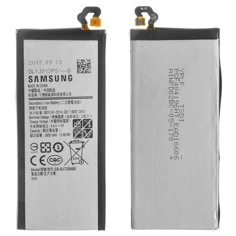 Аккумулятор EB BJ730ABE для Samsung J730 Galaxy J7 2017 , Li ion, 3,85 B, 3600 мАч, Original PRC 