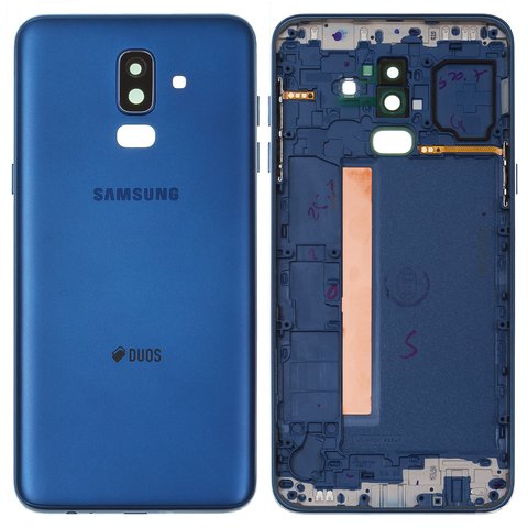 Задняя панель корпуса для Samsung J810 Galaxy J8 2018 , синяя