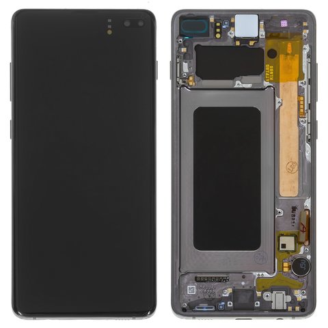 Дисплей для Samsung G975 Galaxy S10 Plus, чорний, з рамкою, Original PRC , original glass