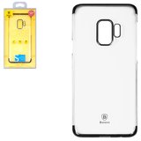 Чехол Baseus для Samsung G960 Galaxy S9, черный, прозрачный, пластик, #WISAS9-DW01