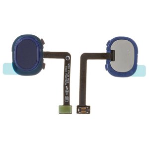 Шлейф для Samsung M205F DS Galaxy M20, для сканера відбитка пальця Touch ID , синій, ocean blue