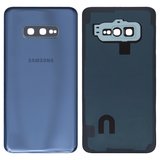 Задняя панель корпуса для Samsung G970 Galaxy S10e; Samsung, синяя, со стеклом камеры