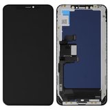 Дисплей для iPhone XS Max, чорний, з рамкою, Copy, (TFT), JK