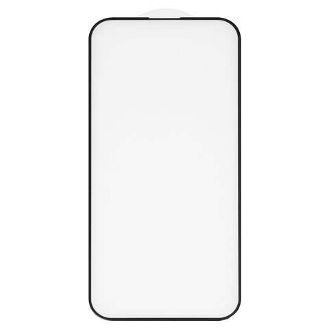 Защитное стекло All Spares для Apple iPhone 14 Pro Max, 5D Full Glue, черный, cлой клея нанесен по всей поверхности