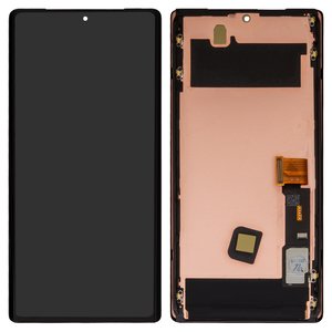 Дисплей для Google Pixel 6 Pro, черный, с рамкой, High Copy, OLED  GLUOG, G8VOU