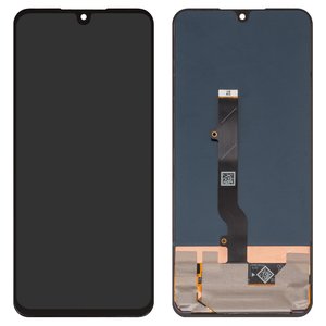 Дисплей для TCL 30, 30 Plus, чорний, без рамки, High Copy, OLED 