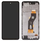 Дисплей для Infinix Hot 40i (X6528B), чорний, з рамкою, High Copy, FPC6615-1