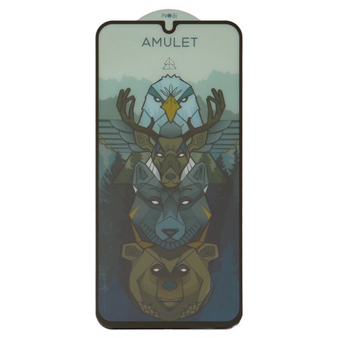 Захисне скло iNobi Amulet для Samsung A155 Galaxy A15, M346 Galaxy M34, Full Glue, Anti Static, чорний, шар клею нанесений по всій поверхні
