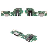 Шлейф для Tecno Pop 9 4G, Spark Go 1 (KL4), Spark Go 1S (KL4h), коннектора зарядки, с компонентами, High Copy, плата зарядки