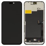 Дисплей для iPhone 15 Pro Max, чорний, з рамкою, Copy, (TFT), ZY, LTPS HD+