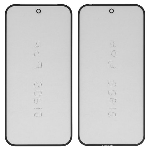 Стекло корпуса G+OCA PRO для Google Pixel 9, с OCA пленкой, черное