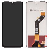 Дисплей для Tecno Pop 5 Lite, Pop 5 LTE, черный, без рамки, Оригинал (переклеено стекло), BD4, BD4i, BD4a