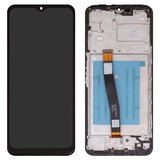 Дисплей для Samsung A226 Galaxy A22 5G, чорний, з рамкою, High Copy