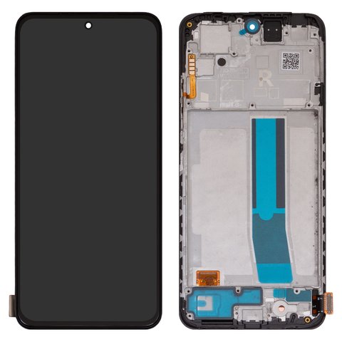 Дисплей для Xiaomi Redmi Note 12S, черный, с рамкой, High Copy, OLED 