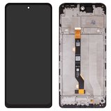 Дисплей для Infinix Hot 30, черный, с рамкой, High Copy
