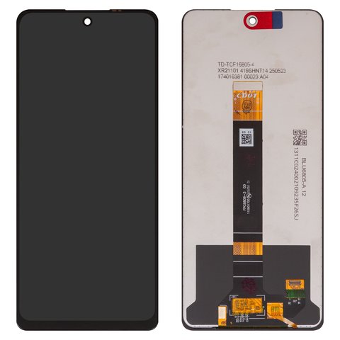 Дисплей для TCL 50 SE, чорний, без рамки, High Copy