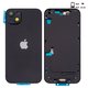 Корпус для iPhone 14 Plus, черный, с держателем SIM-карты, с боковыми кнопками, Original (PRC), EU Version, midnight