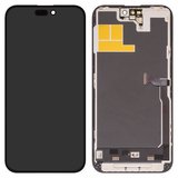 Дисплей Wextom для iPhone 14 Pro Max, черный, с рамкой, High Copy, без ошибки, (OLED) soft, Diagnosable, 120Hz