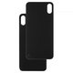 Задняя панель корпуса для Apple iPhone X, черная, нужно снять стекло камеры, Original (PRC), small hole