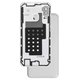 Panel trasero de carcasa puede usarse con Samsung A202F/DS Galaxy A20e, blanco