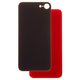 Housing Back Cover compatible with iPhone SE 2020, (red, no need to remove the camera glass, big hole)