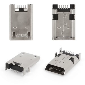 Charge Connector compatible with Asus FonePad 7 ME373CG 1Y003A , FonePad HD7 ME372, MeMO Pad 10 ME102A, MeMO Pad 7 ME176, MeMO Pad 8 ME180A, MeMO Pad FHD 10 LTE ME302KL K005 , MeMO Pad Smart 10 ME301T K001 , 5 pin, micro USB type B 