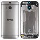 Housing Back Cover compatible with HTC One M8s, (gray)