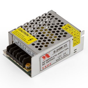 Fuente de alimentación para tiras de luces LED 12 V 2 A 24 W 