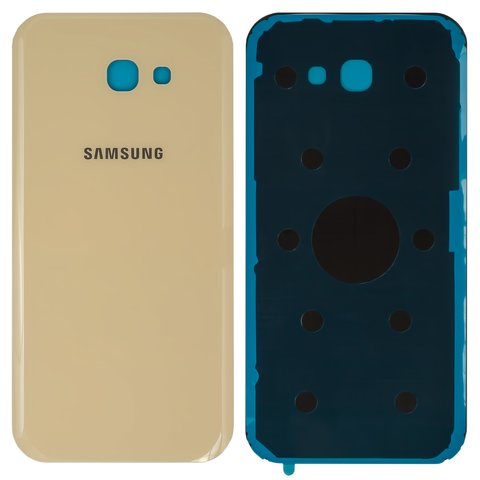 Housing Back Cover compatible with Samsung A720F Galaxy A7 2017 , golden 