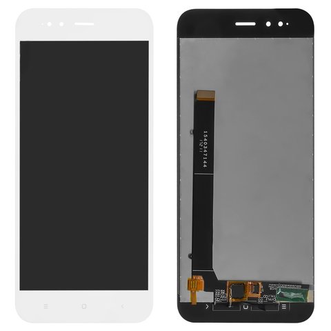 LCD compatible with Xiaomi Mi 5X, Mi A1, white, without frame, Original PRC , MDG2, MDI2, MDE2 