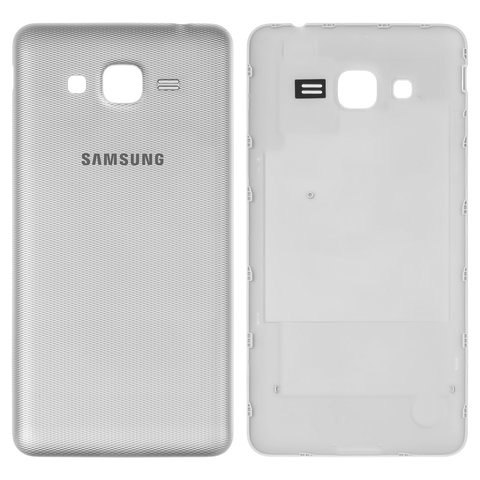 Battery Back Cover compatible with Samsung G532 Galaxy J2 Prime, silver 