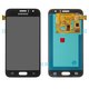 LCD compatible with Samsung J120 Galaxy J1 (2016), (black, without frame, High Copy, (OLED))