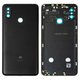 Housing Back Cover compatible with Xiaomi Mi Max 3, (black, M1804E4A)