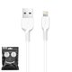 Cable USB Hoco X13, USB tipo-A, Lightning, 100 cm, 2.4 A, blanco, #6957531061151