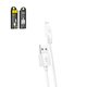 Cable USB Hoco X1, USB tipo-A, Lightning, 100 cm, 2 A, blanco, #6957531032007