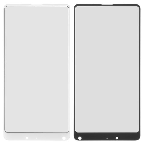Housing Glass compatible with Xiaomi Mi Mix 2S, white 