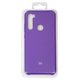 Case compatible with Xiaomi Redmi Note 8T, (purple, Original Soft Case, silicone, purple (34), M1908C3XG)