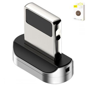 Adapter Baseus Zinc Magnetic, magnetic, Lightning, black  #CALXC E
