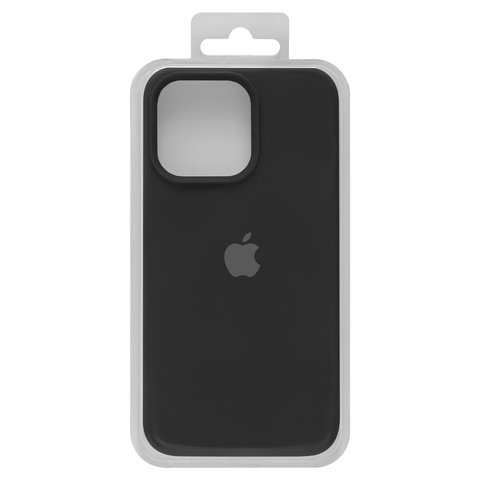 Case compatible with Apple iPhone 13 Pro, black, Original Soft Case, silicone, black 18  full side 