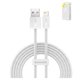 USB Cable Baseus Dynamic Series, (USB type-A, Lightning, 100 cm, 2.4 A, white) #CALD000402