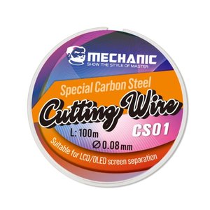 Glass Separator Wire Mechanic CS01, 0.08 mm, 100 m 