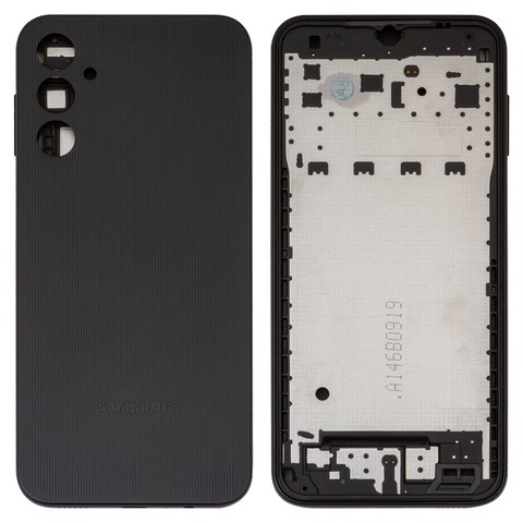 Housing compatible with Samsung A145 Galaxy A14, black 