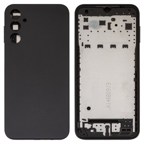 Housing compatible with Samsung A145 Galaxy A14, black 