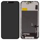 Дисплей для iPhone 14, черный, с рамкой, AAA, (TFT), ZY, LTPS FHD