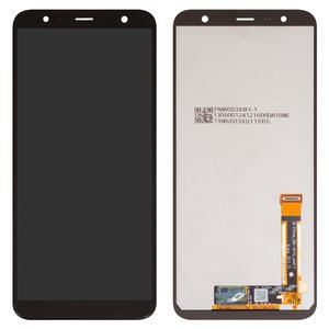 Pantalla LCD puede usarse con Samsung J415 Galaxy J4+, J610 Galaxy J6+, negro, sin marco, High Copy