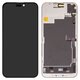 LCD compatible with iPhone 15 Pro Max, (black, with frame, HC, without error, (OLED), DD-OLED OEM soft, 120Hz, diagnosable)