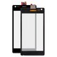 Touchscreen compatible with Sony C1904 Xperia M, C1905 Xperia M, C2004 Xperia M Dual, C2005 Xperia M Dual, (black)