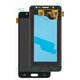 LCD compatible with Samsung J510 Galaxy J5 (2016), (black, without frame, Original (PRC), original glass)